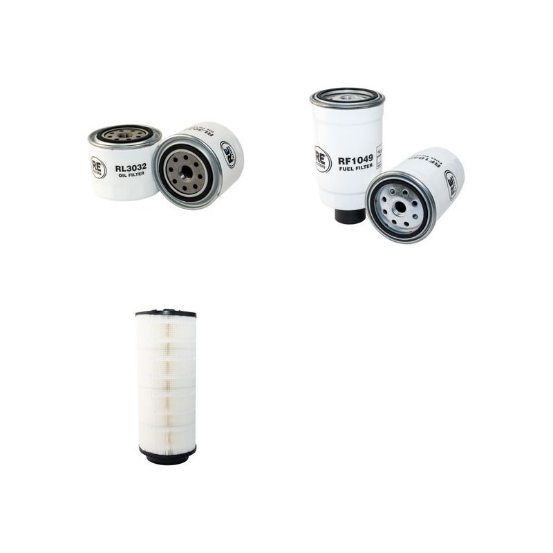 LADOG T 1250 Filter Service Kit Air Oil Fuel Filters w/VM HR 494 HT3 EURO 3 Eng.