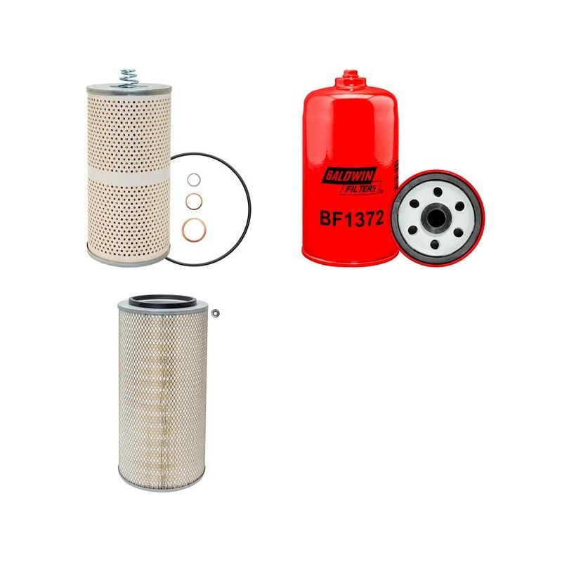 LEITNER H 500 Filter Service Kit Air Oil Fuel Filters w/MAN D 2866LE Eng.