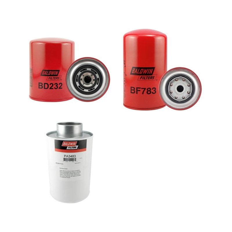 LEITNER LH 360 Filter Service Kit Air Oil Fuel Filters w/Fiat 8041SRC19 (150PS/HP) Eng.