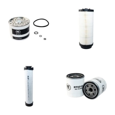 NILFISK CITY RANGER 3500 Filter Service Kit Air Oil Fuel Filters w/Perkins 404D-22 Eng.