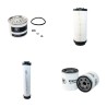 NILFISK CITY RANGER 3500 Filter Service Kit Air Oil Fuel Filters w/Perkins 404D-22 Eng.