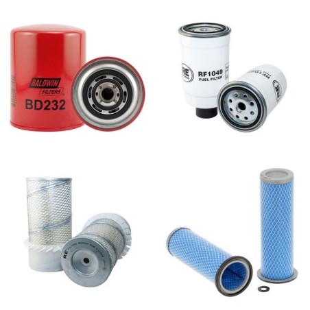 SCHMIDT SWINGO 325 Filter Service Kit Air Oil Fuel Filters w/Iveco / AIFO 8140.23 Eng.