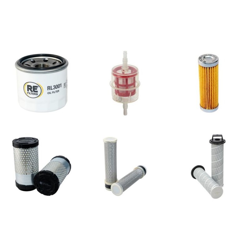 WETROK A 80D Filter Service Kit w/Kubota Z 602 Eu 3 Eng.