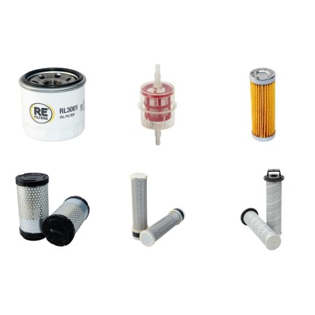 WETROK A 80D Filter Service Kit w/Kubota Z 602 Eu 3 Eng.
