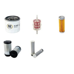 WETROK A80D Filter Service Kit Air Oil Fuel Filters w/Kubota