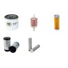 WETROK A 80D Filter Service Kit Air Oil Fuel Filters w/Kubota Z 602 EU 3 Eng.