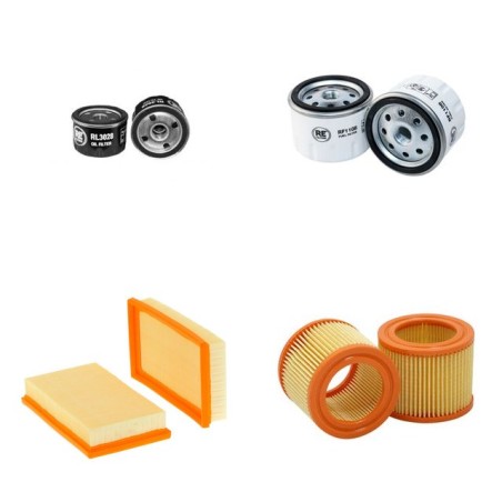POLI 1 PF 4RM Filter Service Kit w/LOMBARDINI LDW 903/01eng.  Air Oil Fuel