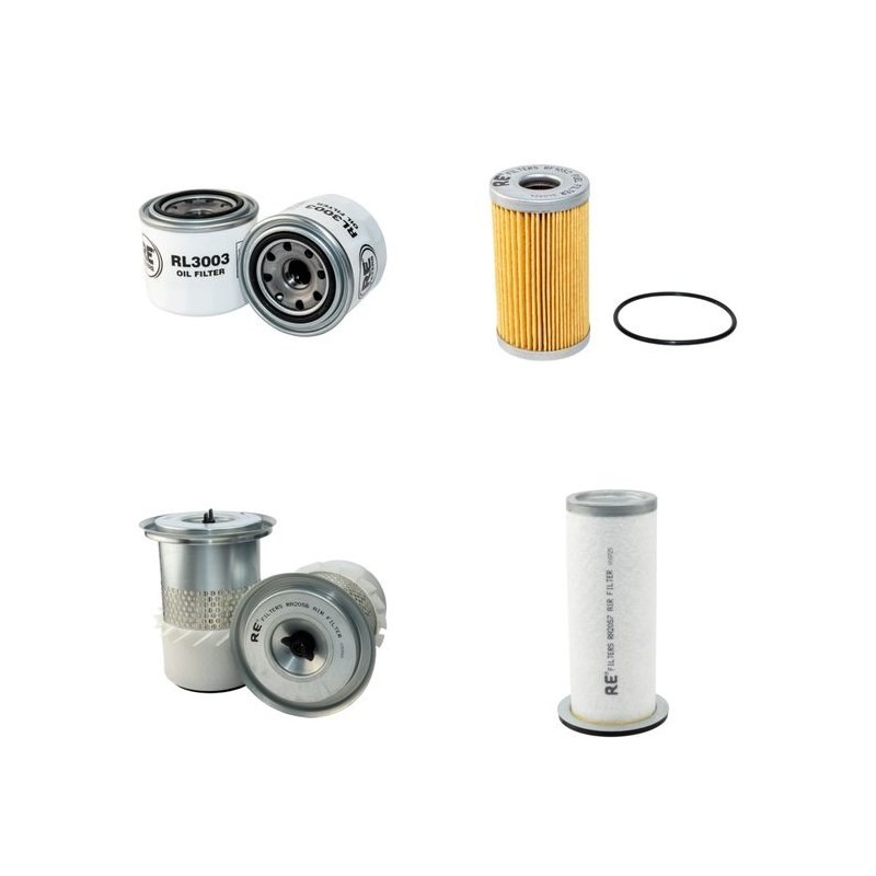 Filter Kit for Terex PS4000 with Yanmar 4TNE88 Engine Air, Oil, Fuel Filters
