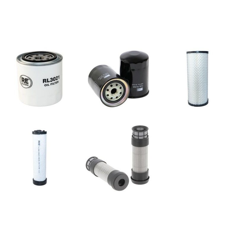 Filter Kit for Ransomes Jacobsen HR 500 with Kubota V2403Engine 