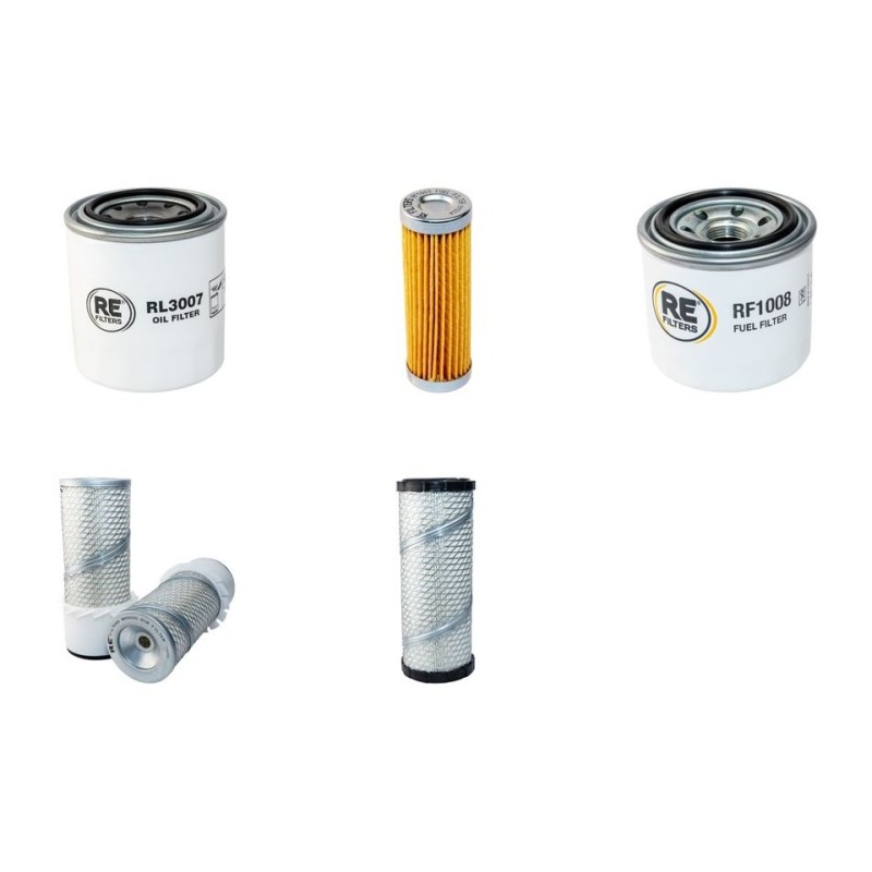 RANSOMES JACOBSEN LF 135 Filter Service Kit w/KUBOTA D 1105 TBeng.  Air Oil Fuel