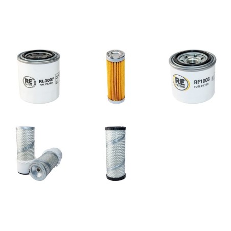 Filter Kit for Ransomes Jacobsen LF 135 with Kubota D 1105 TBEngine  Air Oil Fuel