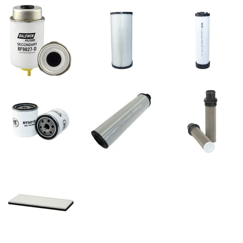 Filter Kit for JCB 51R-1 with Perkins 404D-22 Engine Year 2017