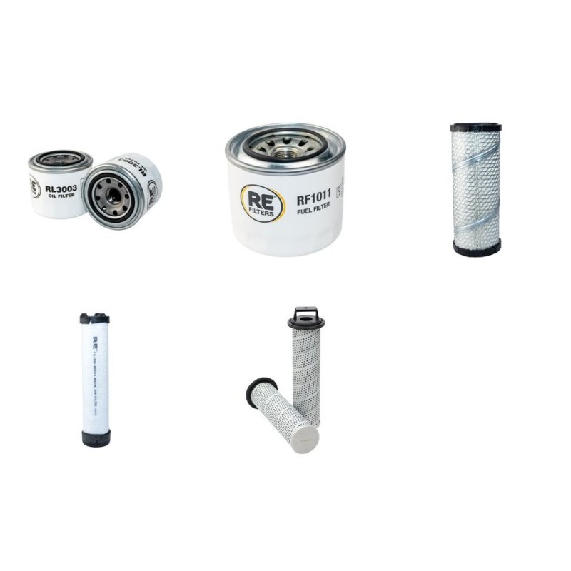 ROSSO MACCHINE AGRICOLE FRUTTOLO X350/160 Filter Service Kit w/YANMAR 3TNV82A-Beng.
