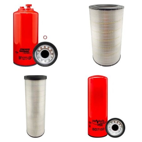 RTG REACH STACKER Filter Service Kit w/CUMMINSeng.  Air Oil Fuel