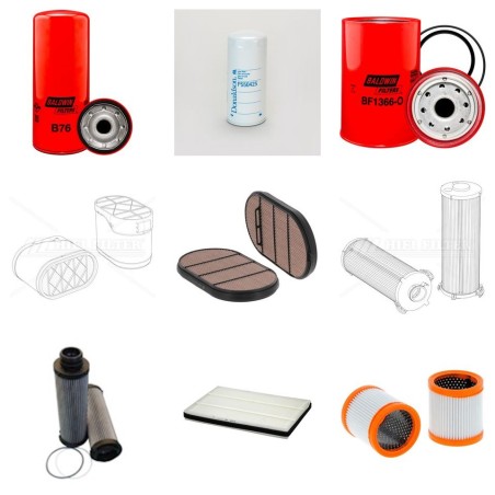 SANDVIK LH 517 Filter Service Kit w/VOLVO TAD 1341 VEeng.