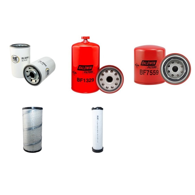 SANY SY 135 C-9 Filter Service Kit w/ISUZU BB-4BG1TRPeng.  Air Oil Fuel