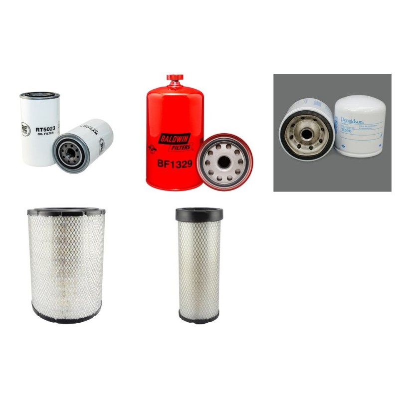 Filter Kit for Sany SY 200 C-5 with Cummins 6BT5.9C engine Air Oil Fuel