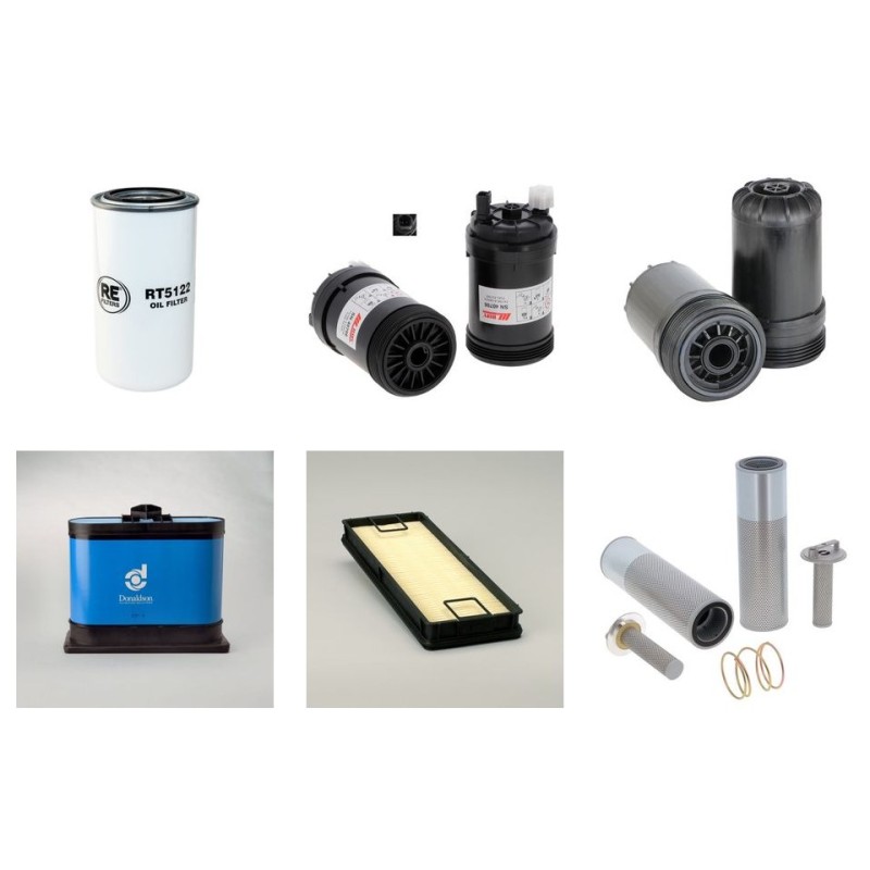 Filter Kit for Sany SY 215 C with Cummins QSB6.7 engine 01.2019 -