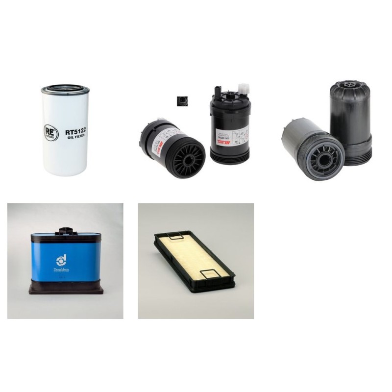 Filter Kit for Sany SY 215 C with Cummins QSB6.7 engine 01.2019 - Air Oil Fuel