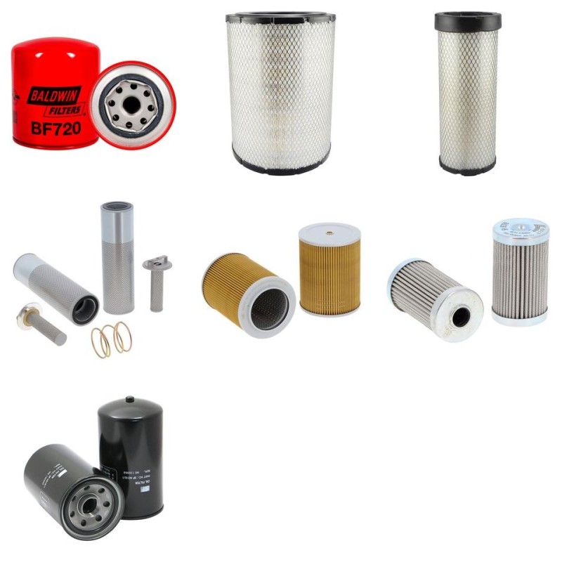 SANY SY 220 C-9 Filter Service Kit w/MITSUBISHI 6D34-TLeng.