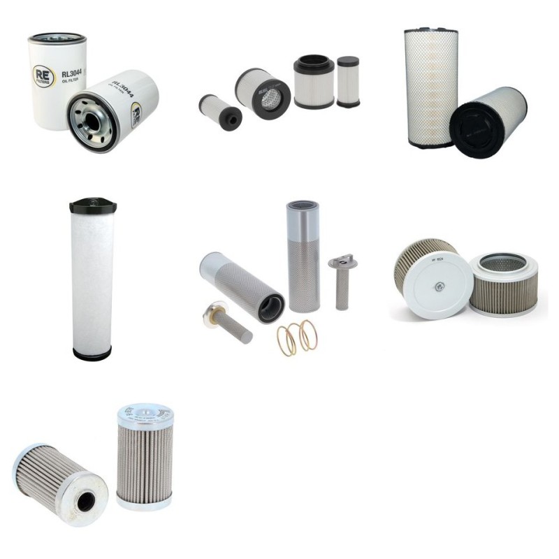 SANY SY 225 C-9 Filter Service Kit w/ISUZU 6BG1eng.