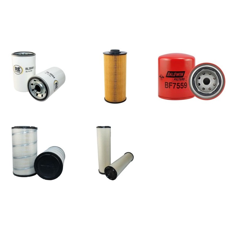 Filter Kit for Sany SY 240 C-9HD with Isuzu CC-6BG1TRP engine Air Oil Fuel