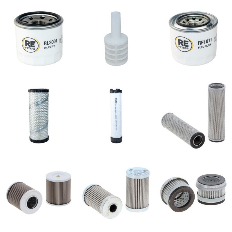 Filter Kit for Sany SY 26 with Yanmar engine 