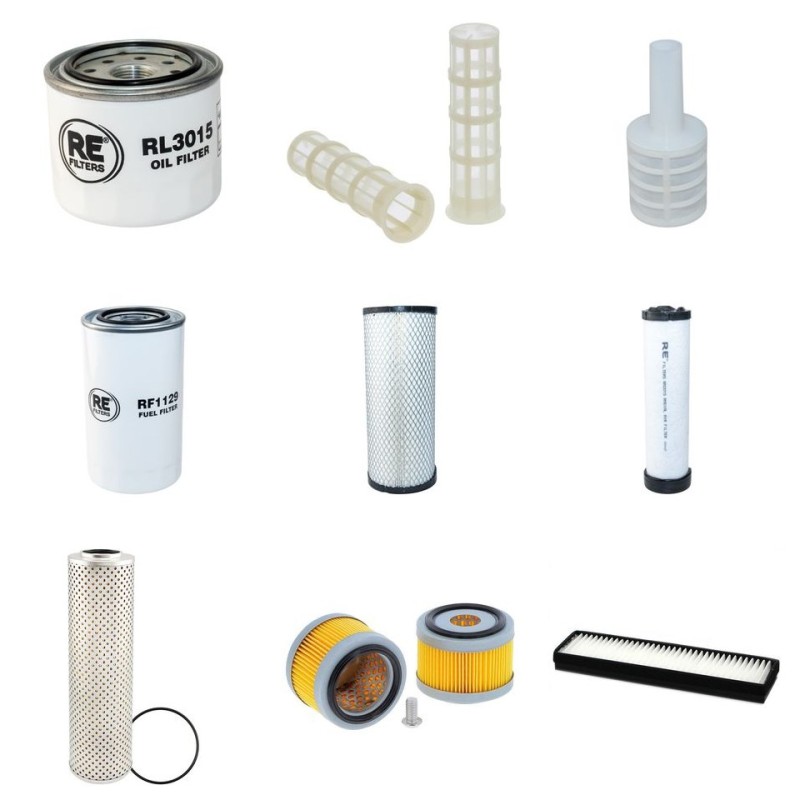 Filter Kit for Doosan DX62R3  with Yanmar 4TNV94L Engine Year 2013-