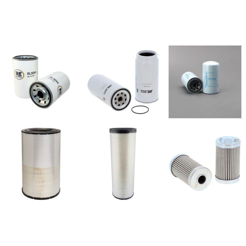 Filter Kit for Sany SY 385 H-9 with Isuzu AA-6HK1 engine 