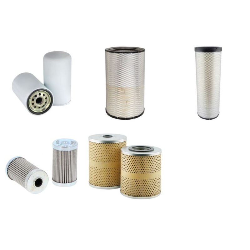 Filter Kit for Sany SY 460 with Mitsubishi 6D24 engine 