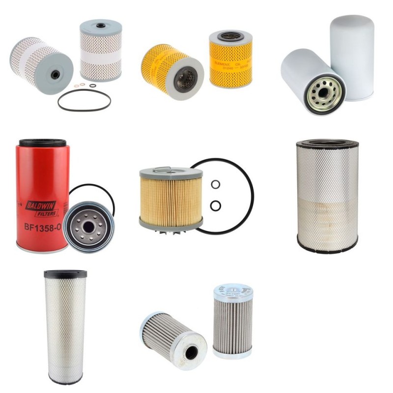 Filter Kit for Sany SY 465 H-8 with HYUNDAI engine 