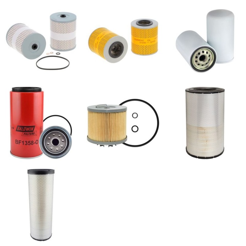 SANY SY 465 H-8 Filter Service Kit w/HYUNDAIeng.  Air Oil Fuel