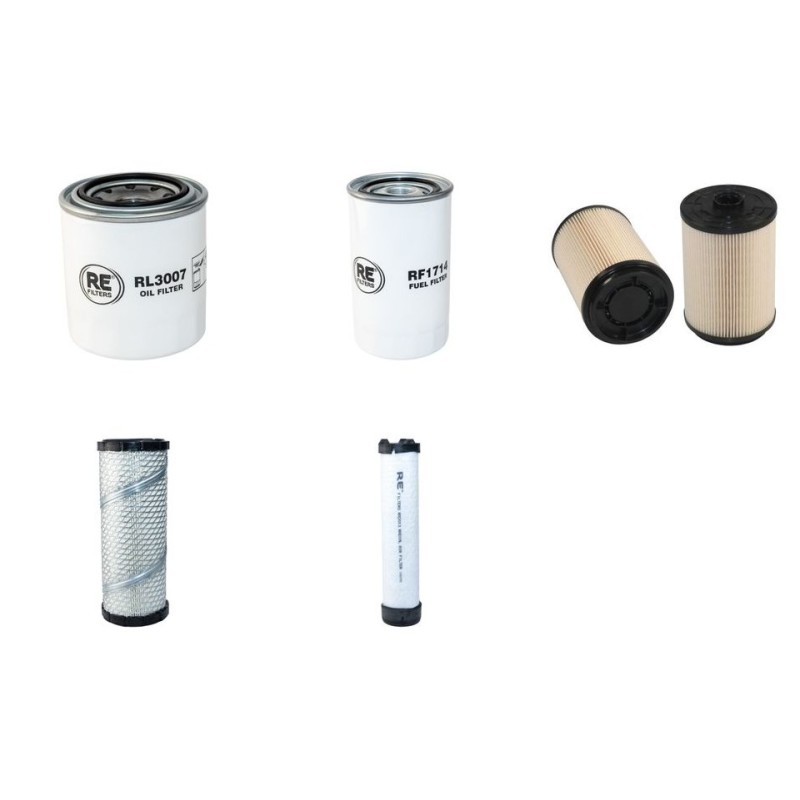 Filter Kit for Sany SY 50 U with Yanmar 4 TNV 88-PSY engine Air Oil Fuel