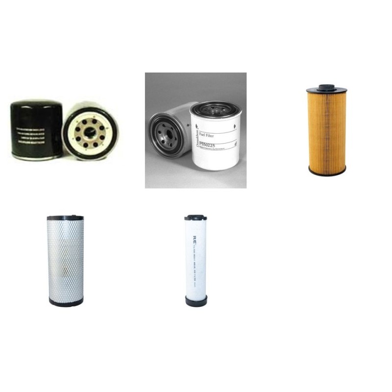 SANY SY 55 Filter Service Kit w/ISUZU 4JG1-NABGBeng. 01.2018 -  Air Oil Fuel
