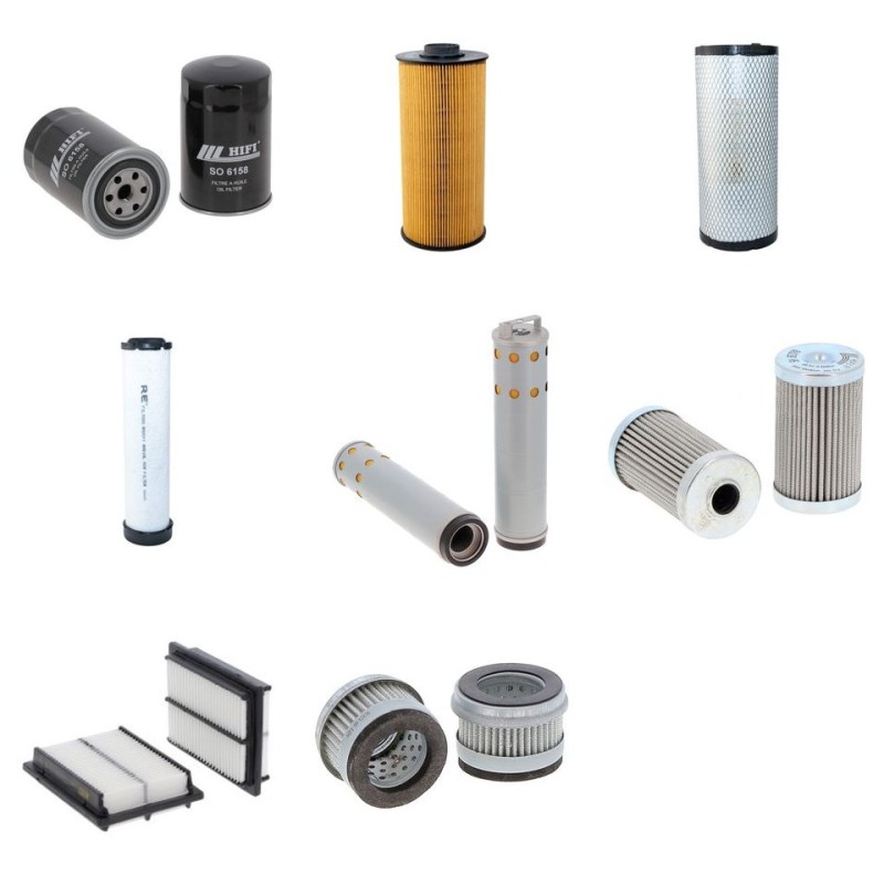 SANY SY 65 Filter Service Kit w/ISUZU 4JG1eng.