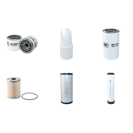 Filter Kit for Sany SY 80 U with Yanmar 4 TNV 98CT-VSY engine Air Oil Fuel
