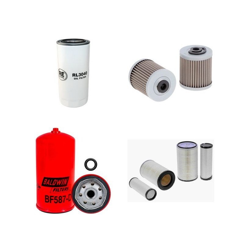 SEM MACHINERY 636 B Filter Service Kit w/DEUTZ WP 6G125E202eng.  Air Oil Fuel