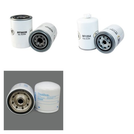 SHELBOURNE REYNOLDS MENTOR Filter Service Kit w/CUMMINS 4TA390eng.  Air Oil Fuel