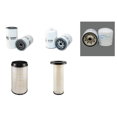 SINOMACH ZG 210 Filter Service Kit w/CUMMINS 6BT5.9eng.  Air Oil Fuel