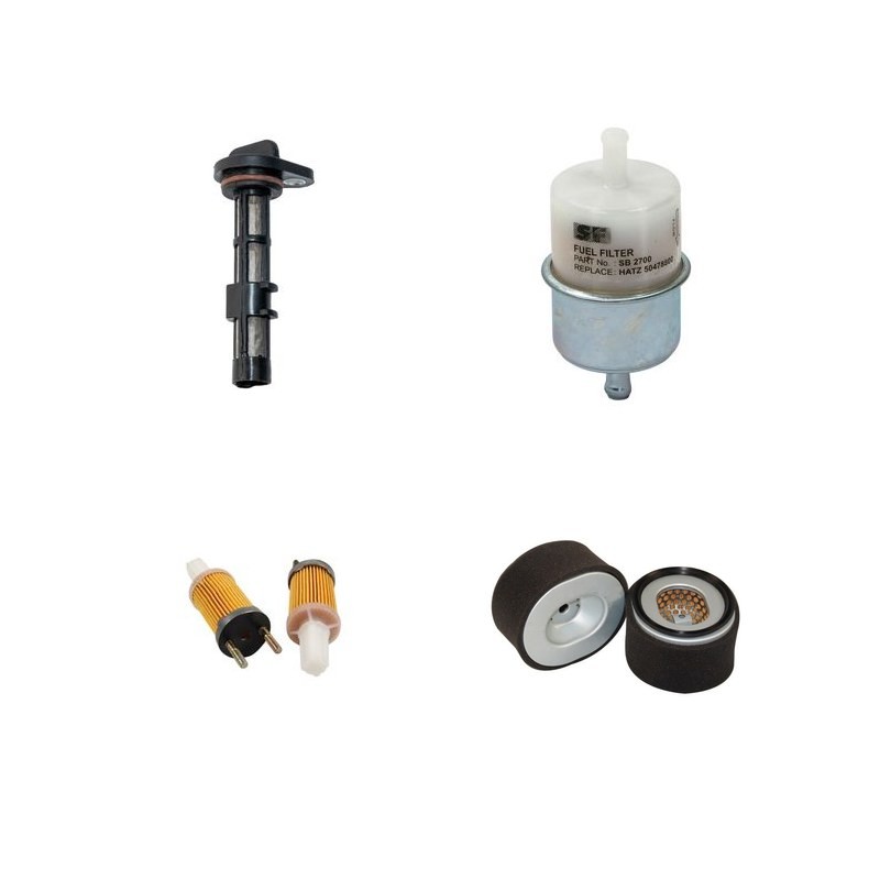 STEPHILL GENERATORS SSD 6000 Filter Service Kit w/YANMAR L100Neng. 01.2013 -  Air Oil Fuel