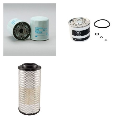 TEKSAN TJ 22 PE5L Filter Service Kit w/PERKINS 404A-22Geng.  Air Oil Fuel