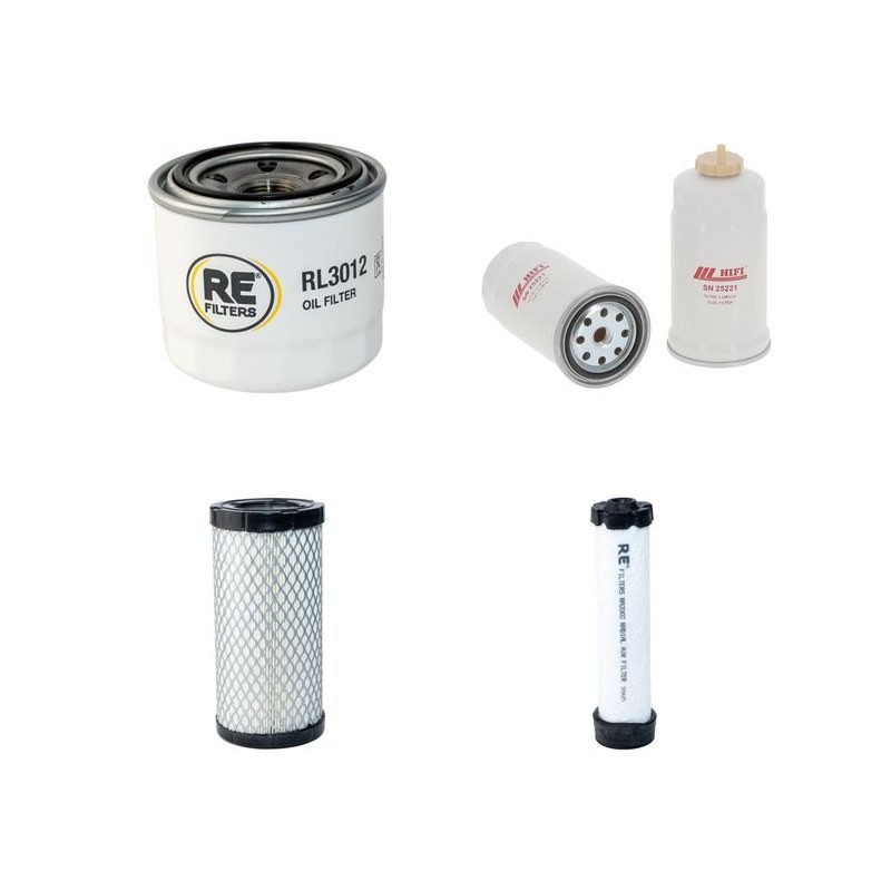 TEREX TC 14-2 Filter Service Kit w/KUBOTA D922eng. 01.2016 -  Air Oil Fuel