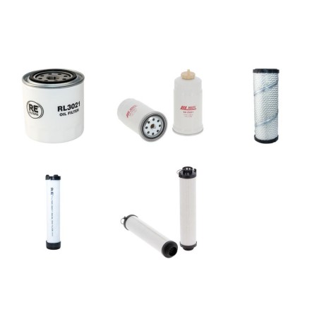 TEREX TC 14-2 Filter Service Kit w/KUBOTA D922eng. 01.2016 -