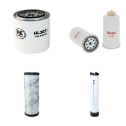 Filter Kit for Terex TC 37-2 with Kubota D1803-M-DI-EU3 Engine 01.2017 - Air Oil Fuel