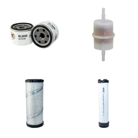 Filter Kit for Toro Grandstand 74504 TE with Kawasaki FX 691 VEngine 01.2018 - Air Oil Fuel