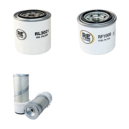 Filter Kit for Kubota KX033 - Air, Oil, Fuel Filters