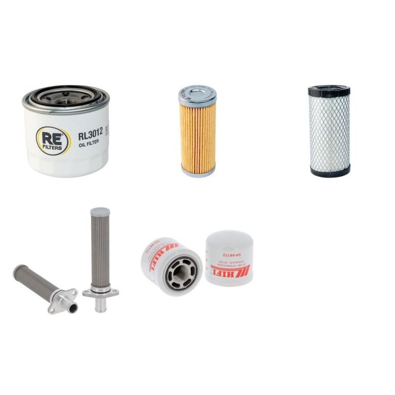 TYM T 254 Filter Service Kit w/YANMAR 3 TNV 80Feng.
