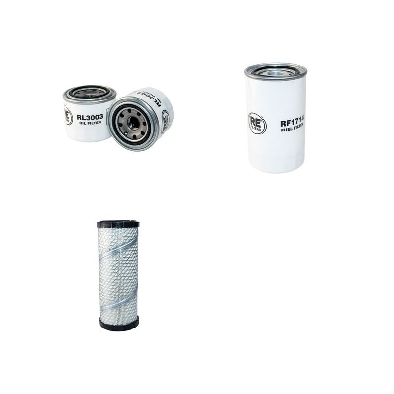 TYM T 395 HST Filter Service Kit w/YANMAR 3 TNV 88eng. 07.2021 -  Air Oil Fuel