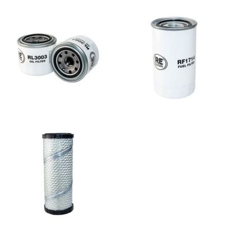 TYM T 395 HST Filter Service Kit w/YANMAR 3 TNV 88eng. 07.2021 -  Air Oil Fuel