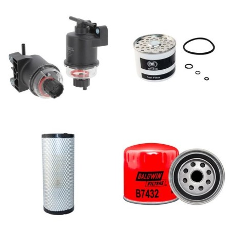 TYM T 474 Filter Service Kit w/KUKJE A2300N2eng.  Air Oil Fuel